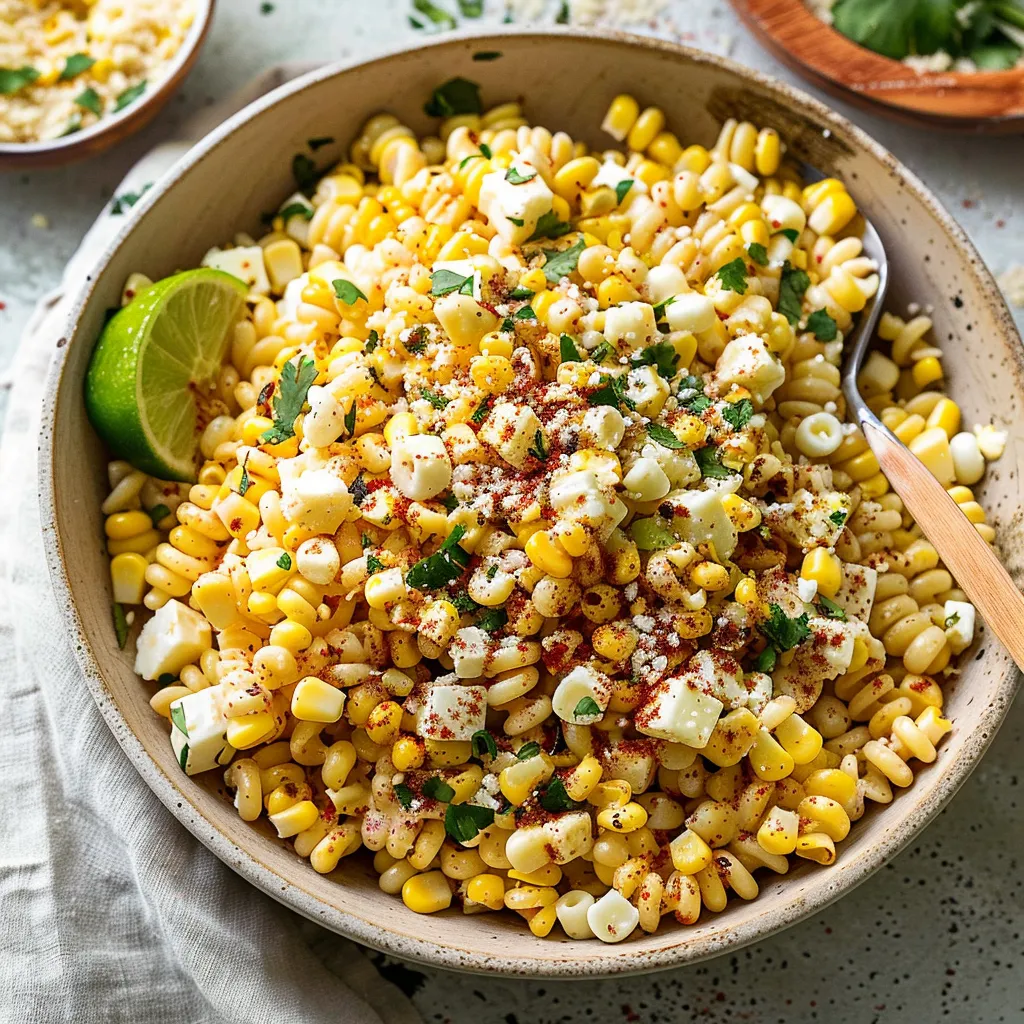 Mexican Street Corn Pasta Salad