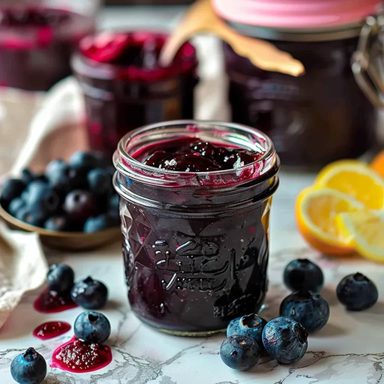Blueberry Jam with Vanilla