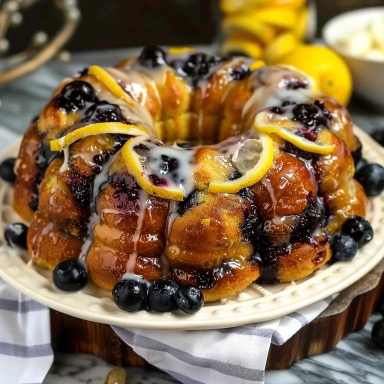 Blueberry Lemon Monkey Bread