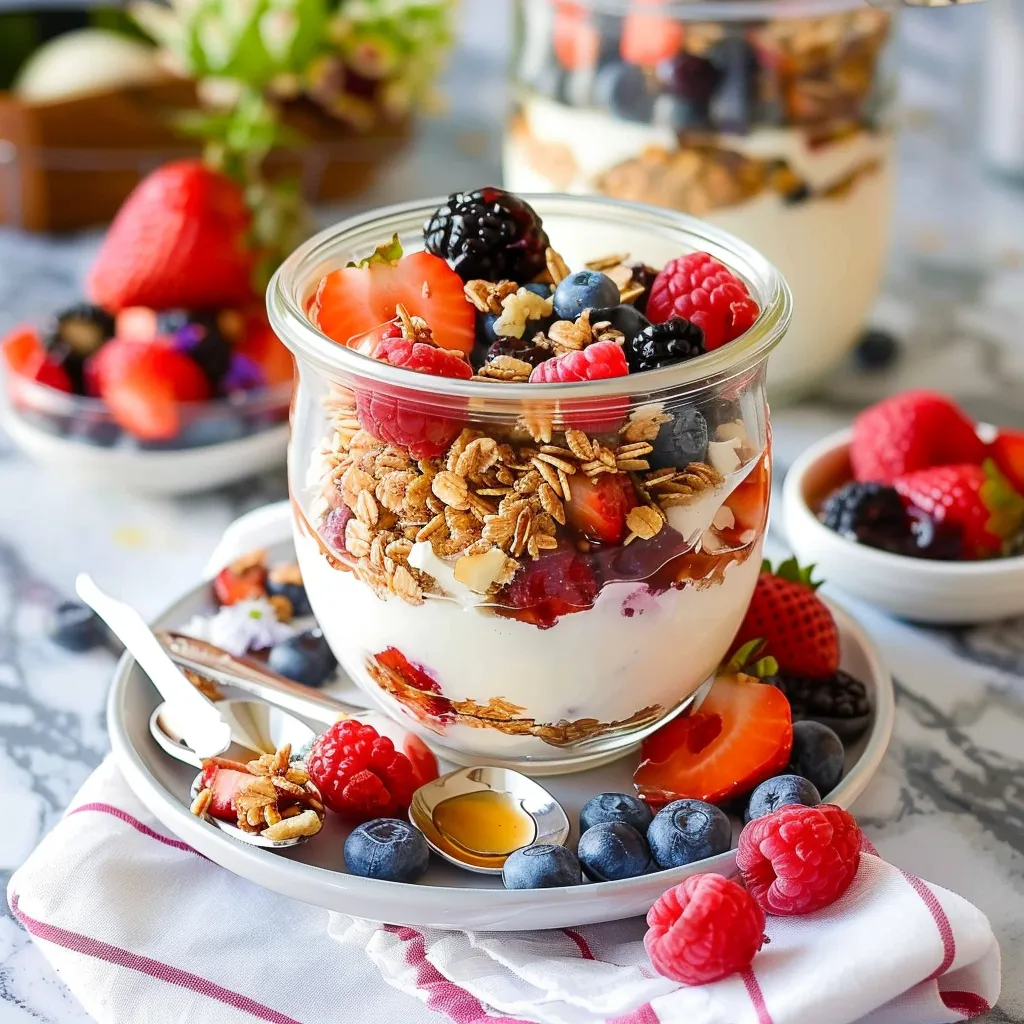 Brunch Yogurt Parfait Bar