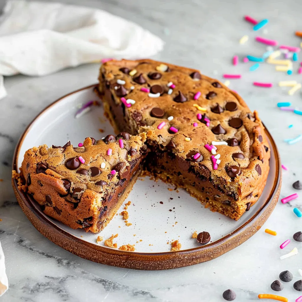 Chocolate Chip Cookie Cake
