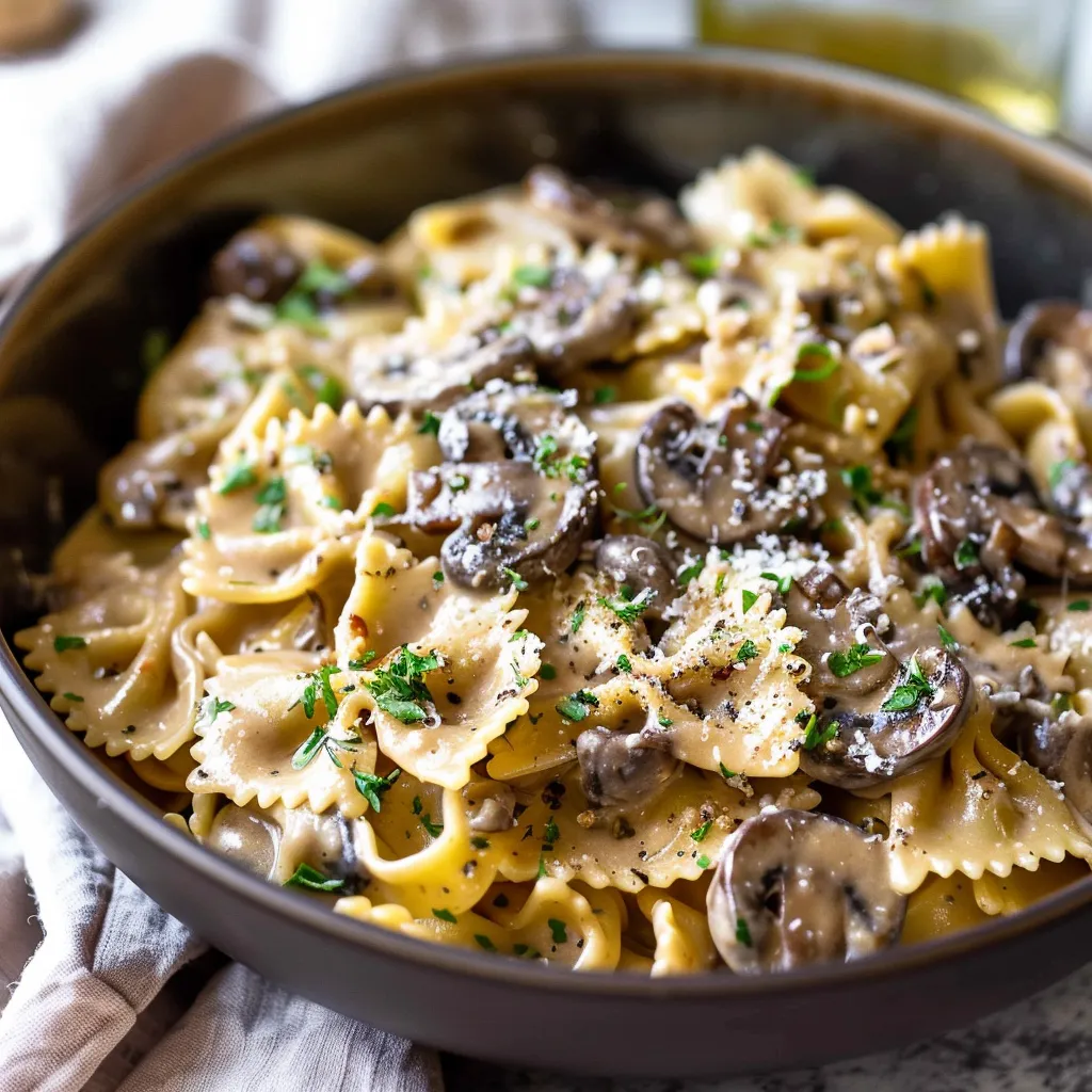 Creamy Mushroom Pasta