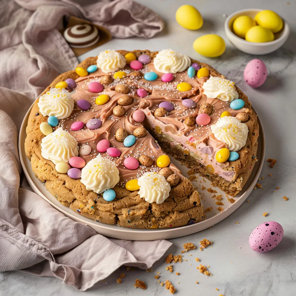 Easter Mini Egg Cookie Cake