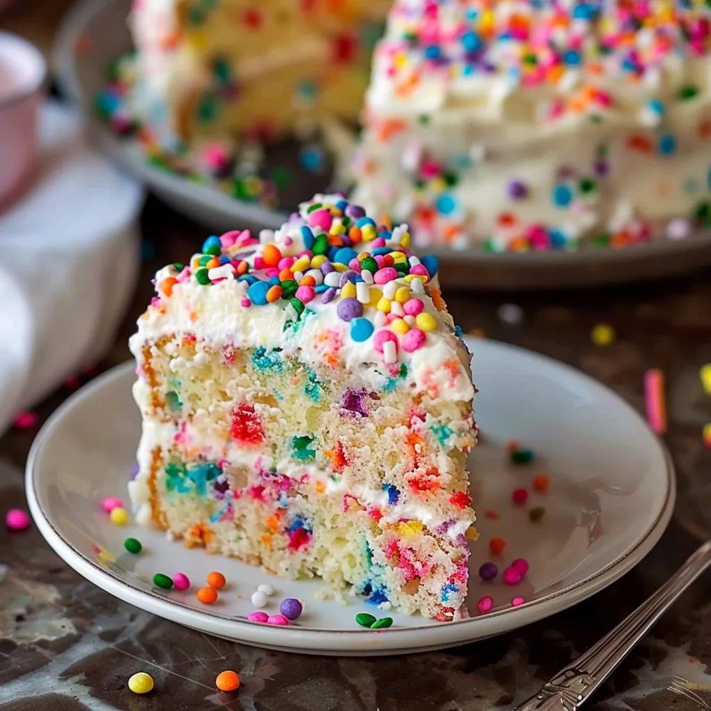 Homemade Funfetti Cake