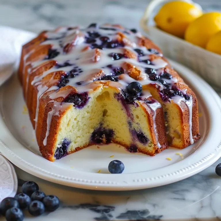 Lemon Blueberry Pound Cake