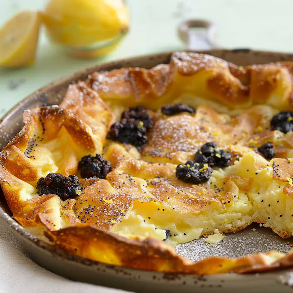 Lemon Poppy Seed Dutch Baby