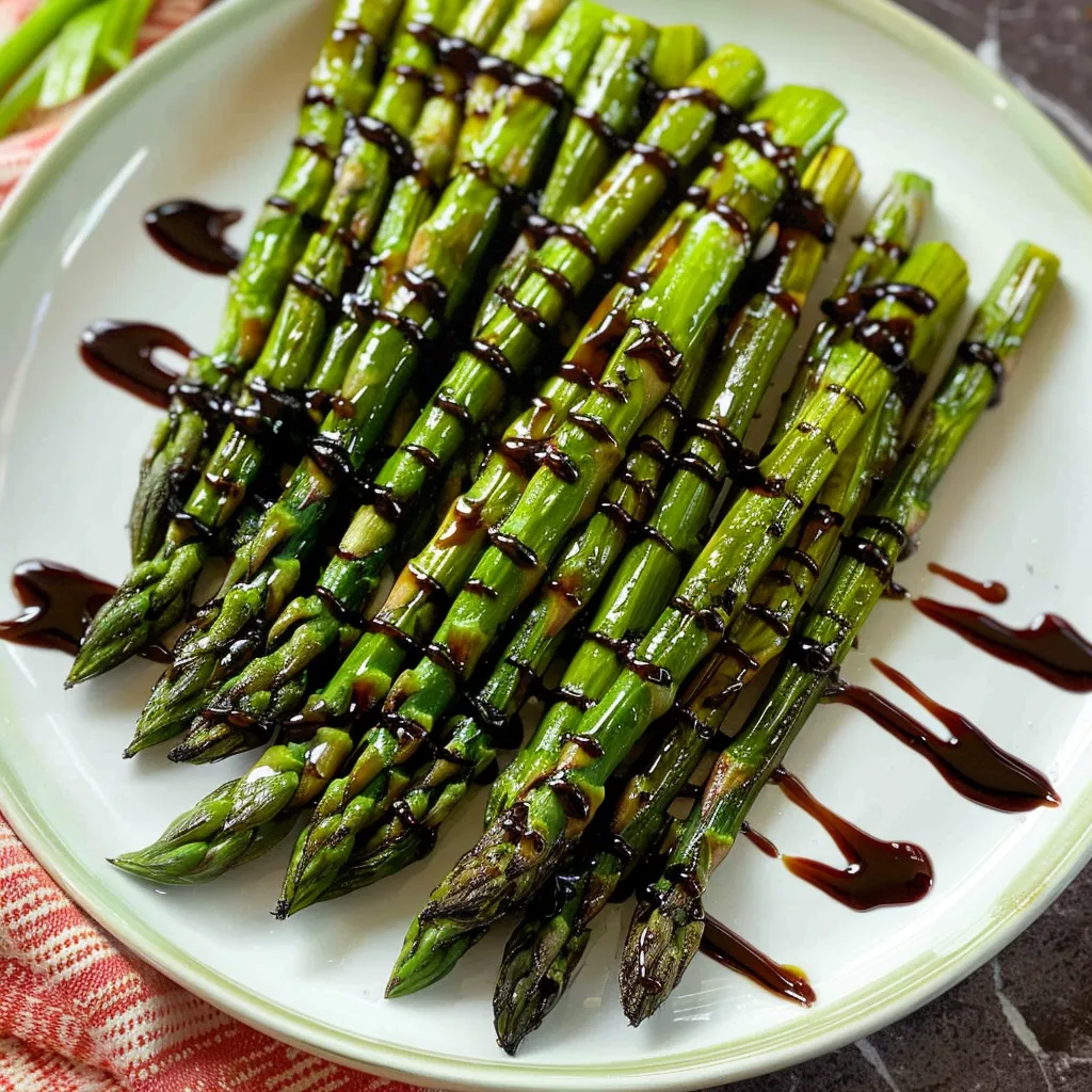 Roasted Asparagus with Balsamic Glaze
