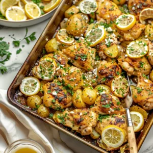 Sheet Pan Lemon Chicken and Potatoes