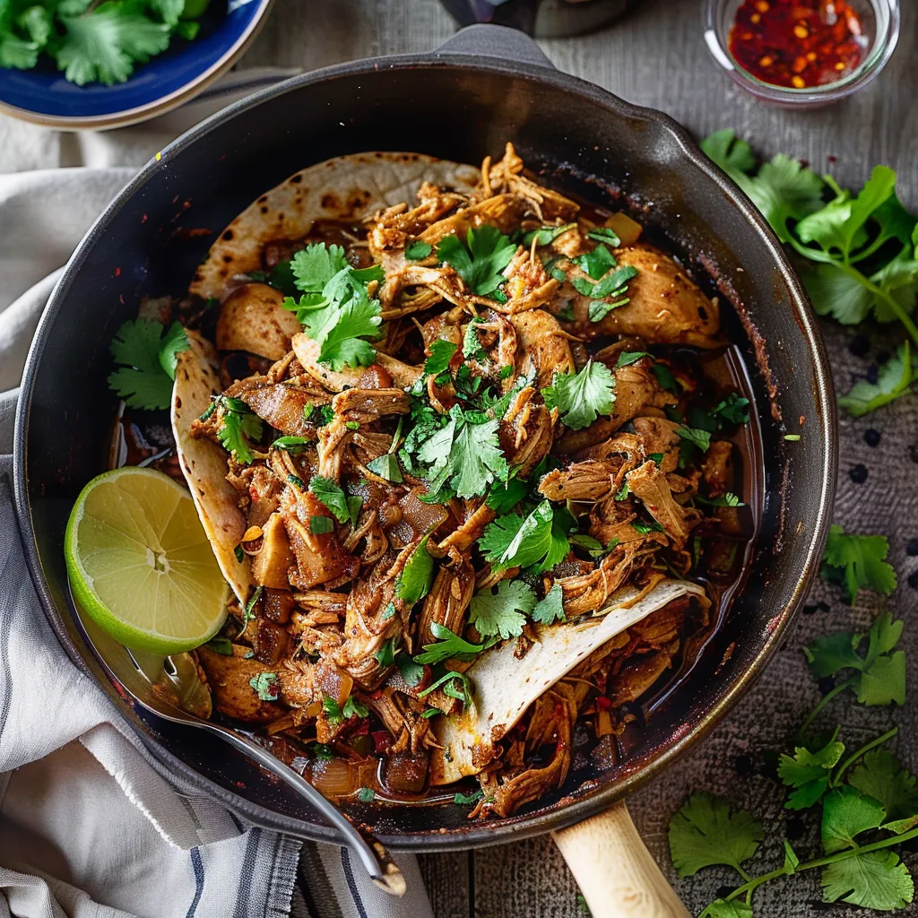 Slow Cooker Chicken Carnitas