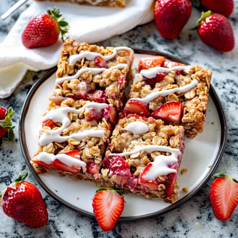 Strawberry Oatmeal Bars