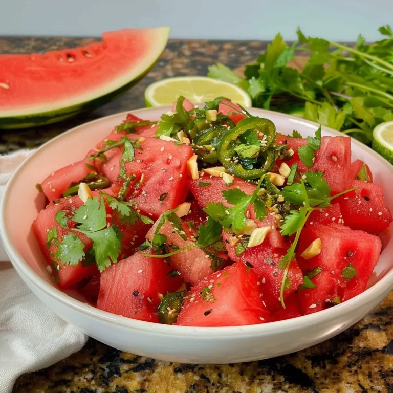 Watermelon Salad with Tajín