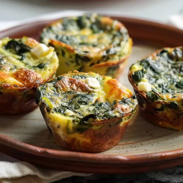Mini Spinach & Feta Quiches
