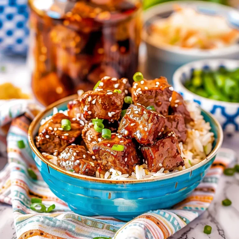 Teriyaki Steak Bites with Homemade Sauce