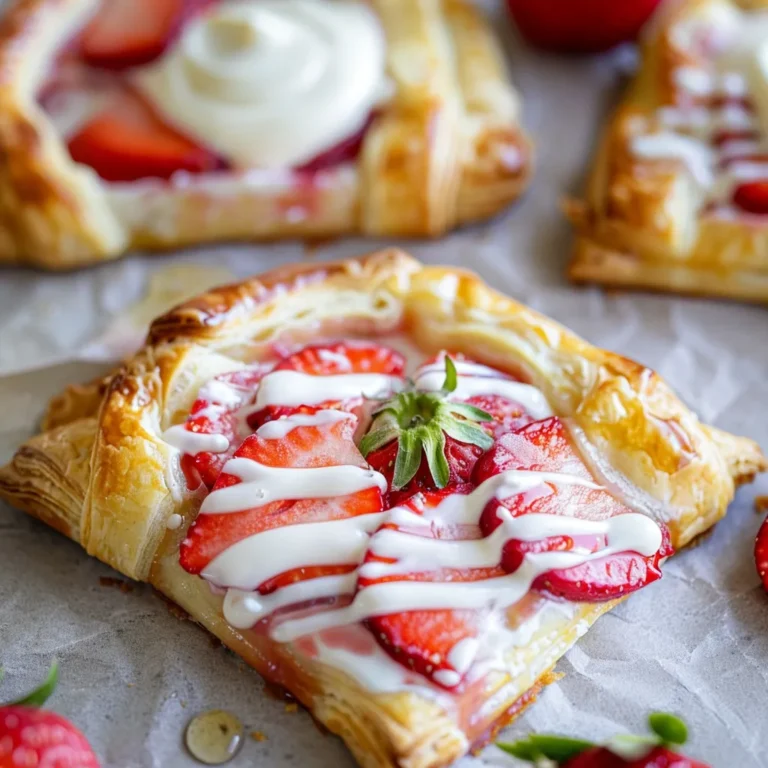 Strawberry Cream Cheese Danishes