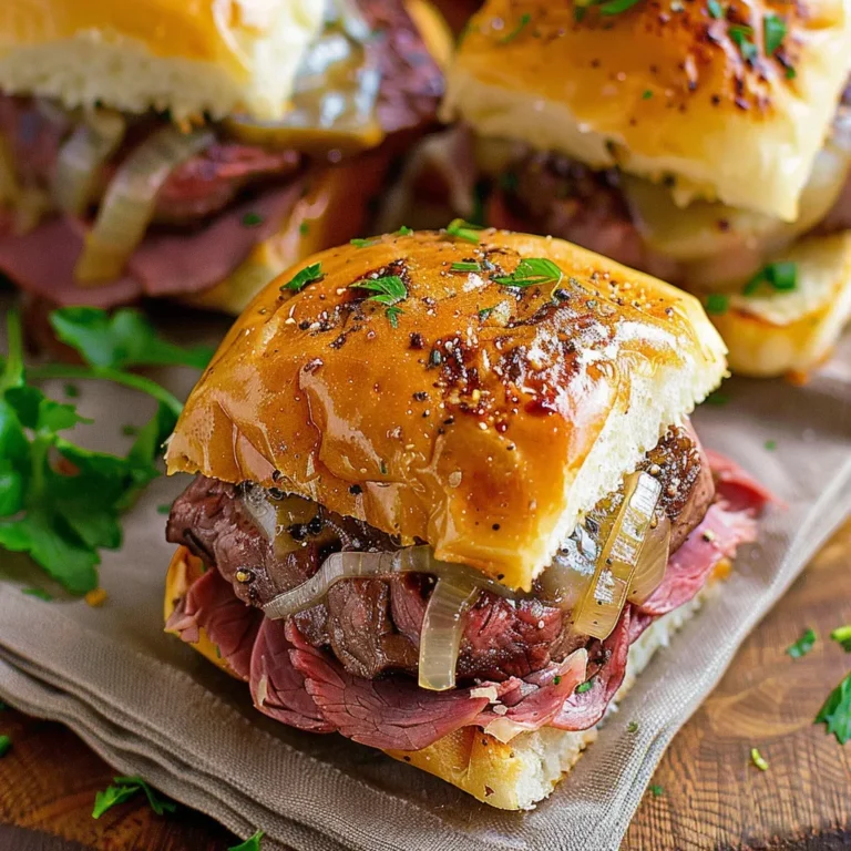 Roast Beef & Provolone Sliders