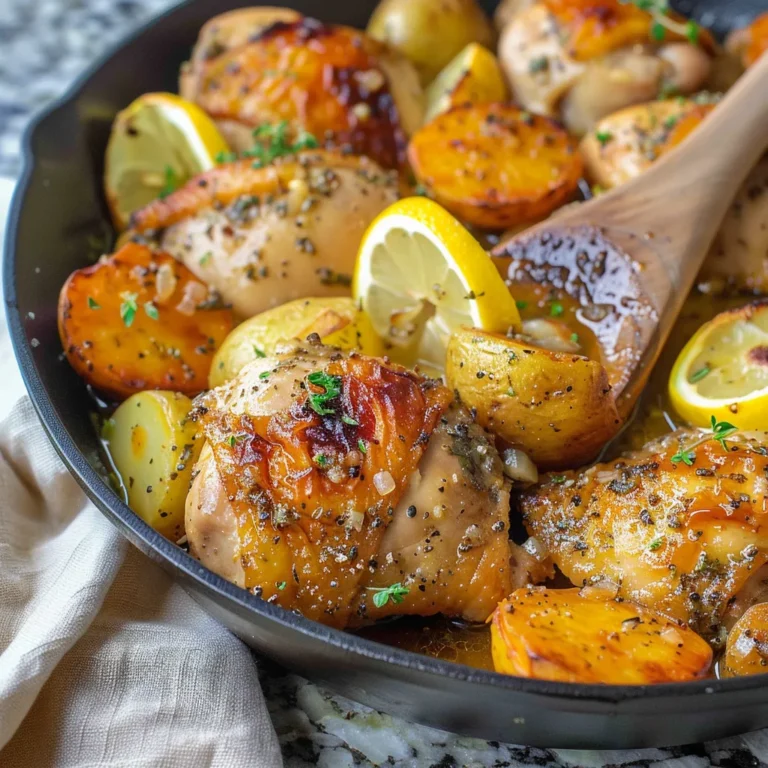 Lemon Garlic Herb Chicken and Potatoes