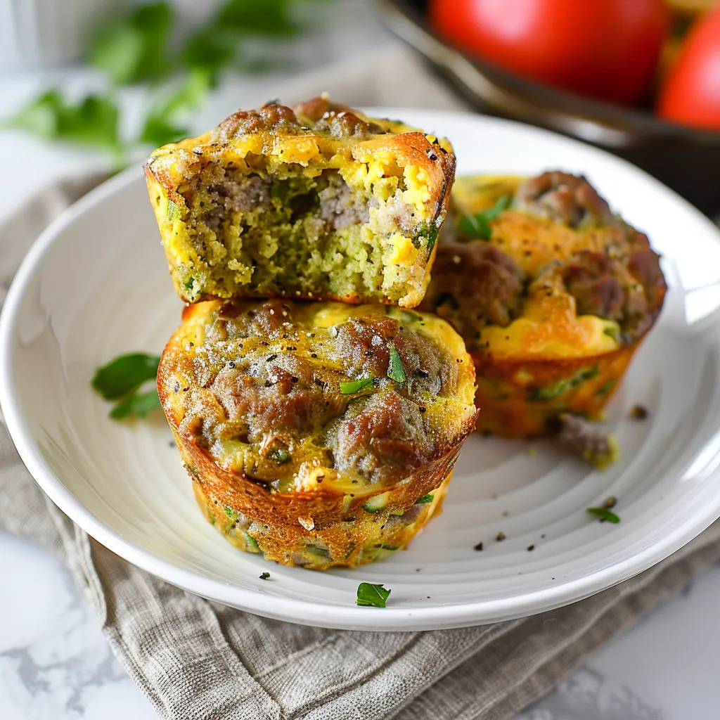 Protein-Packed Turkey Sausage & Egg Muffins