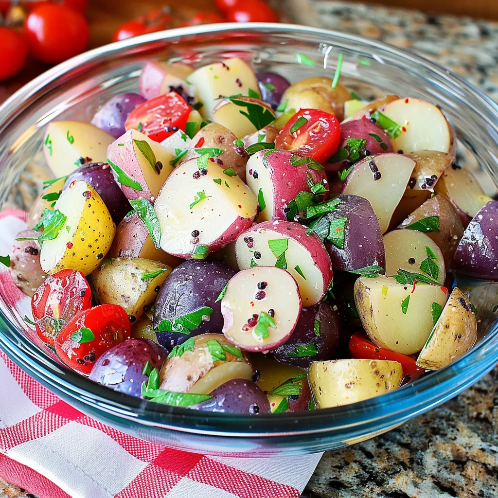 Red, White & Blue Potato Salad