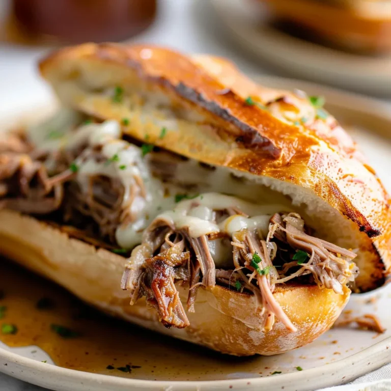 Slow-Cooked Pulled Beef Sandwiches