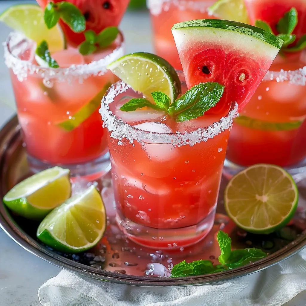 Sparkling Watermelon Agua Fresca