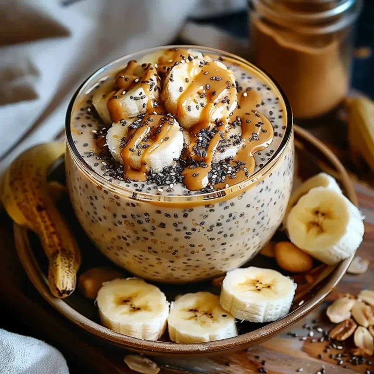 Peanut Butter & Banana Chia Seed Pudding