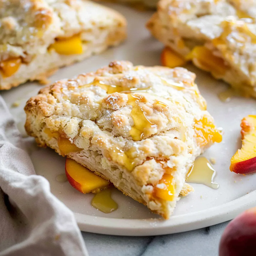Peach Scones