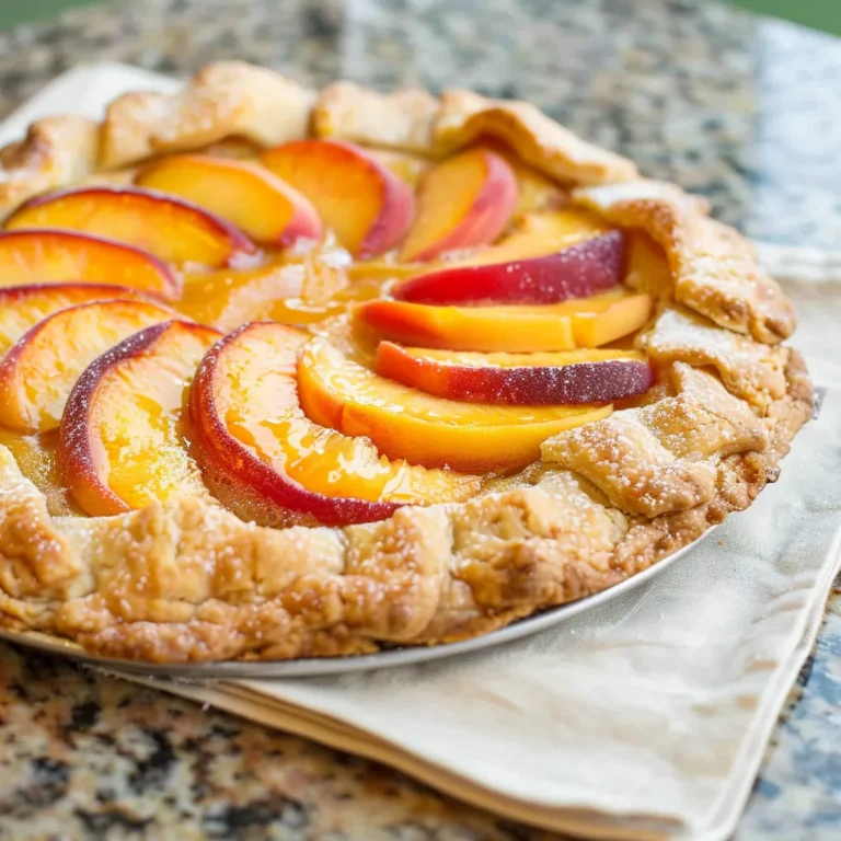 Peach Crostata