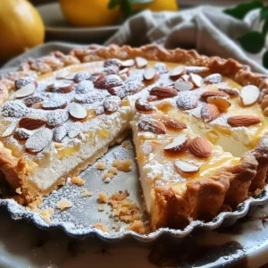 Italian Almond & Ricotta Tart
