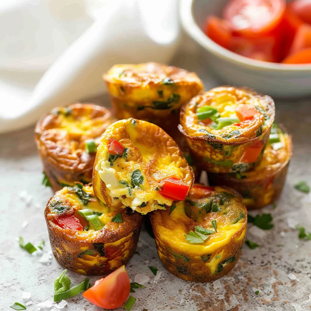 Air Fryer Breakfast Frittata Cups