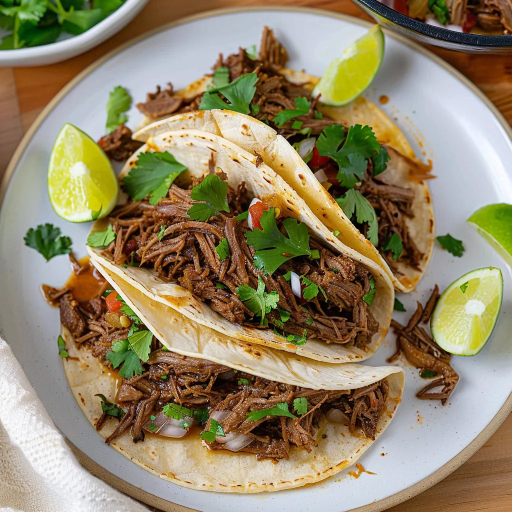 Slow-Cooker Shredded Beef Tacos
