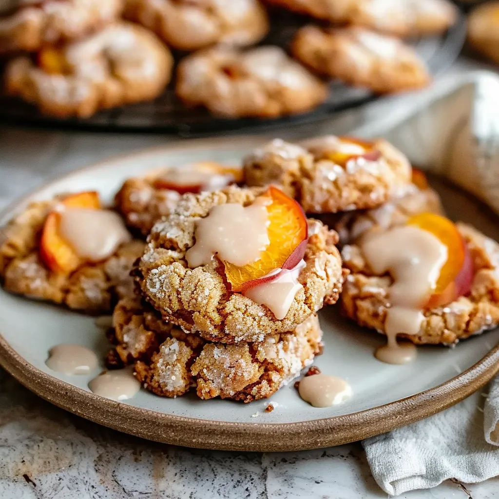 Peach Cobbler Cookies