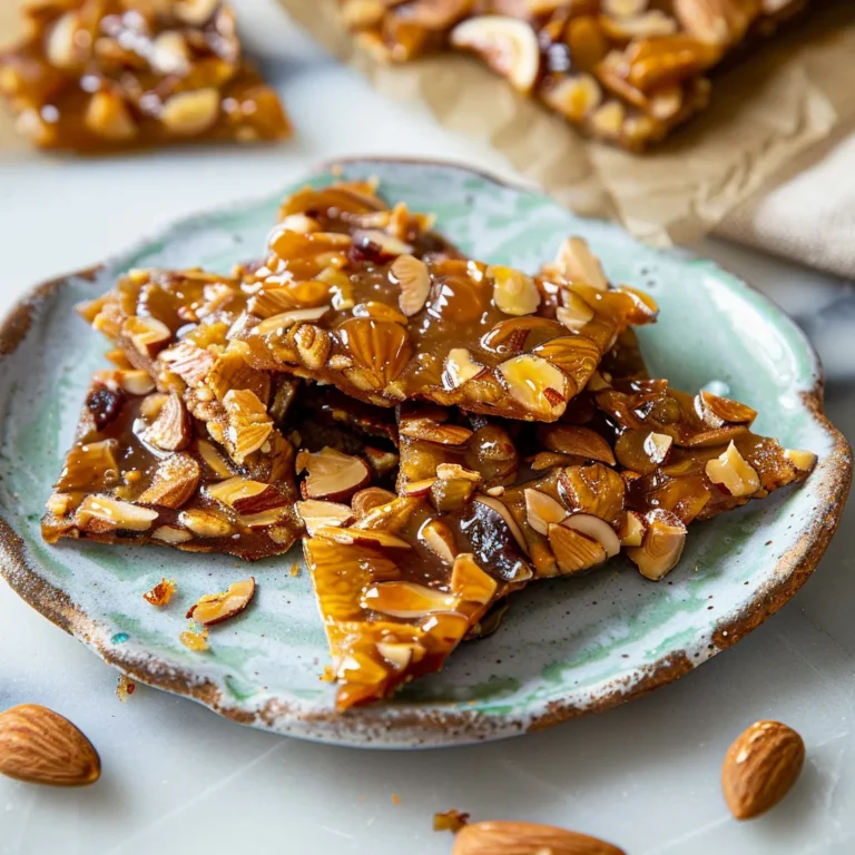 California Fig and Almond Brittle