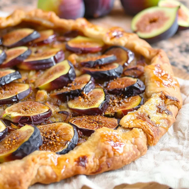 Fig, Honey and Goat Cheese Galette