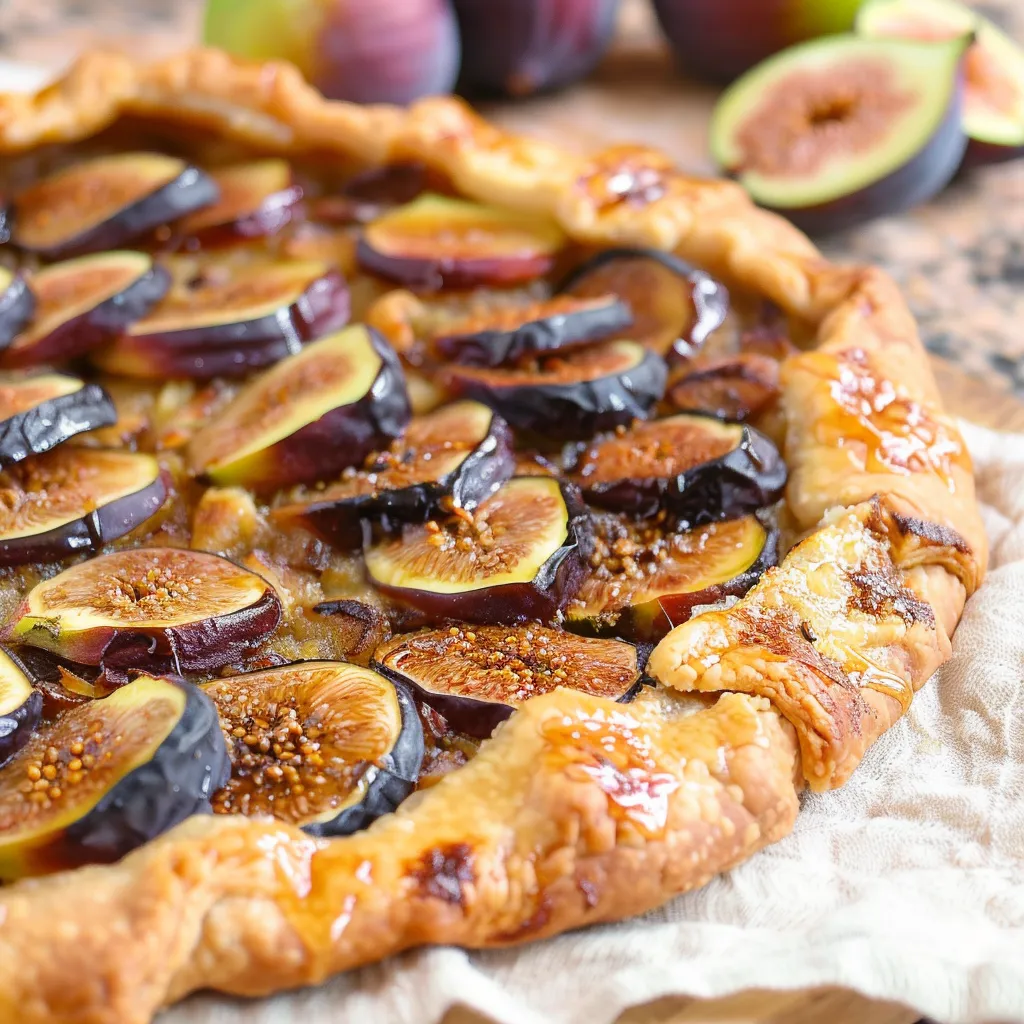 Fig, Honey and Goat Cheese Galette