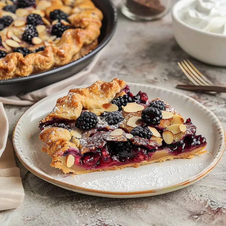 Blackberry Almond Galette