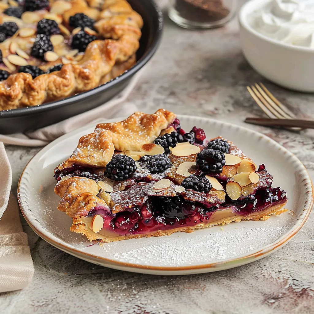 Blackberry Almond Galette
