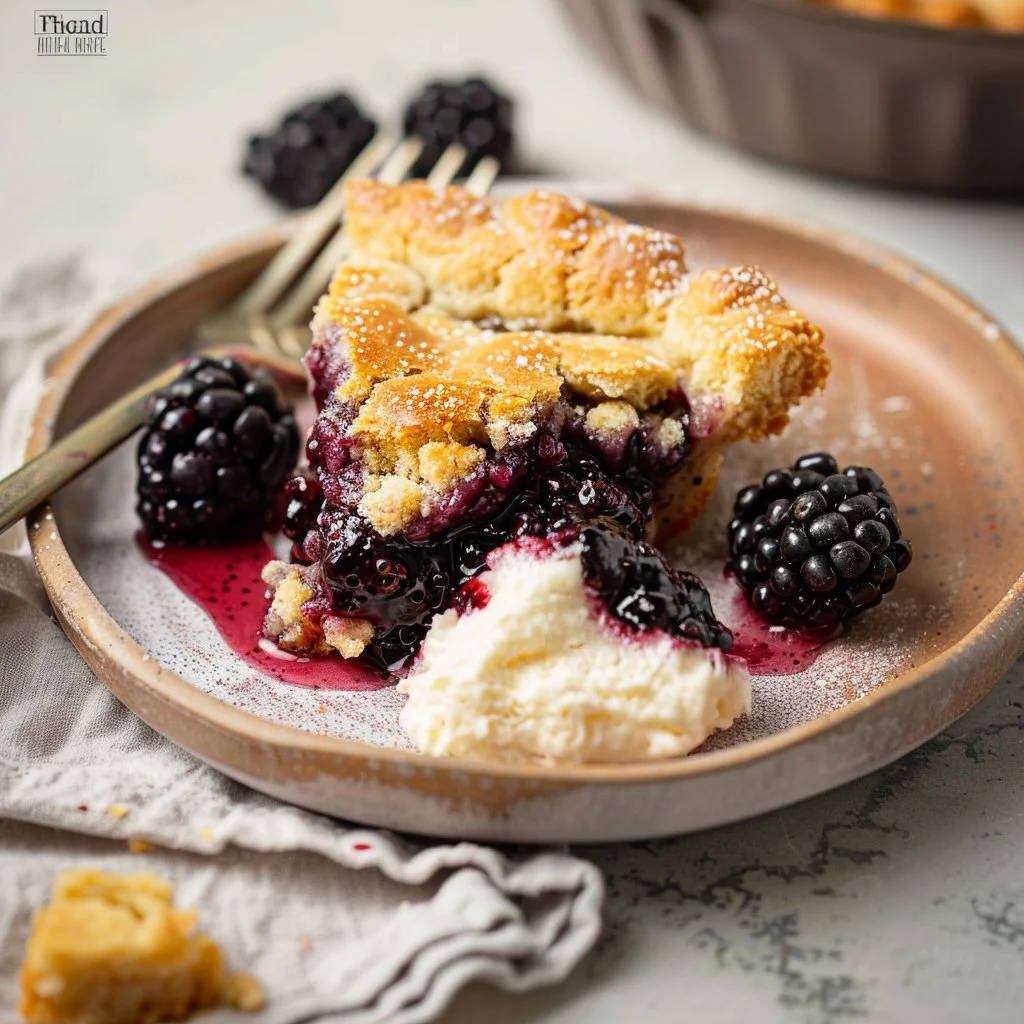 Classic Blackberry Cobbler