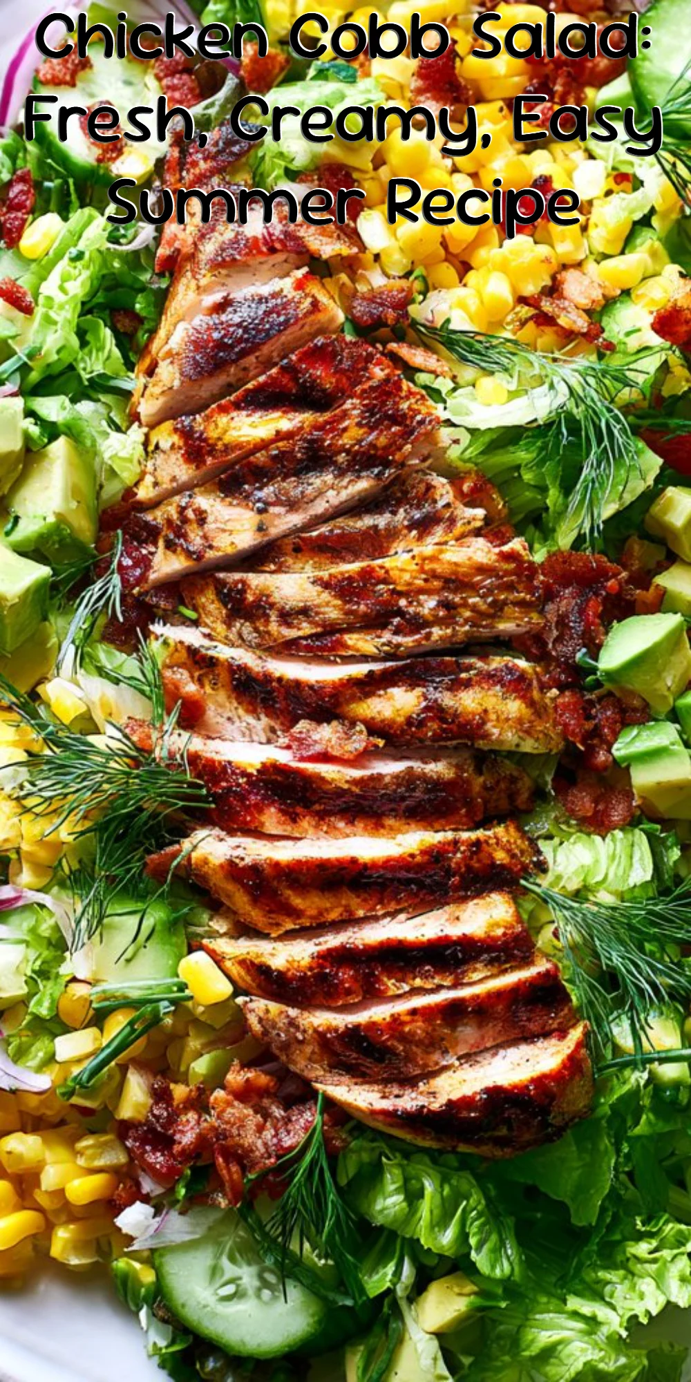 Chicken Cobb Salad: Fresh, Creamy, Easy Summer Recipe