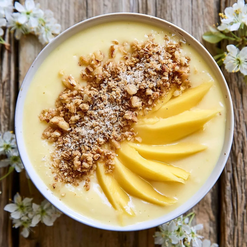 Mango Pineapple Smoothie Bowls