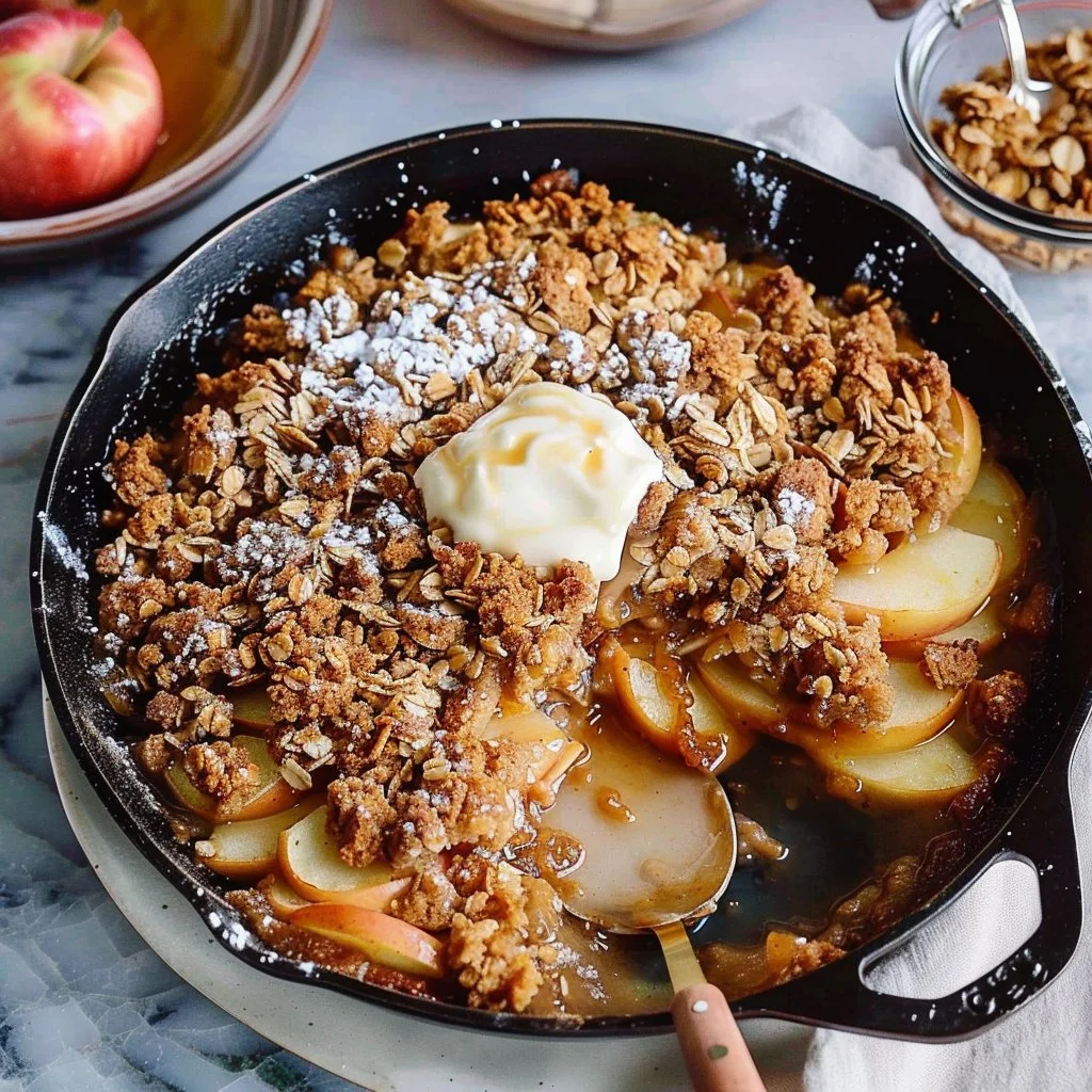 Apple Crisp with Oatmeal Crumble
