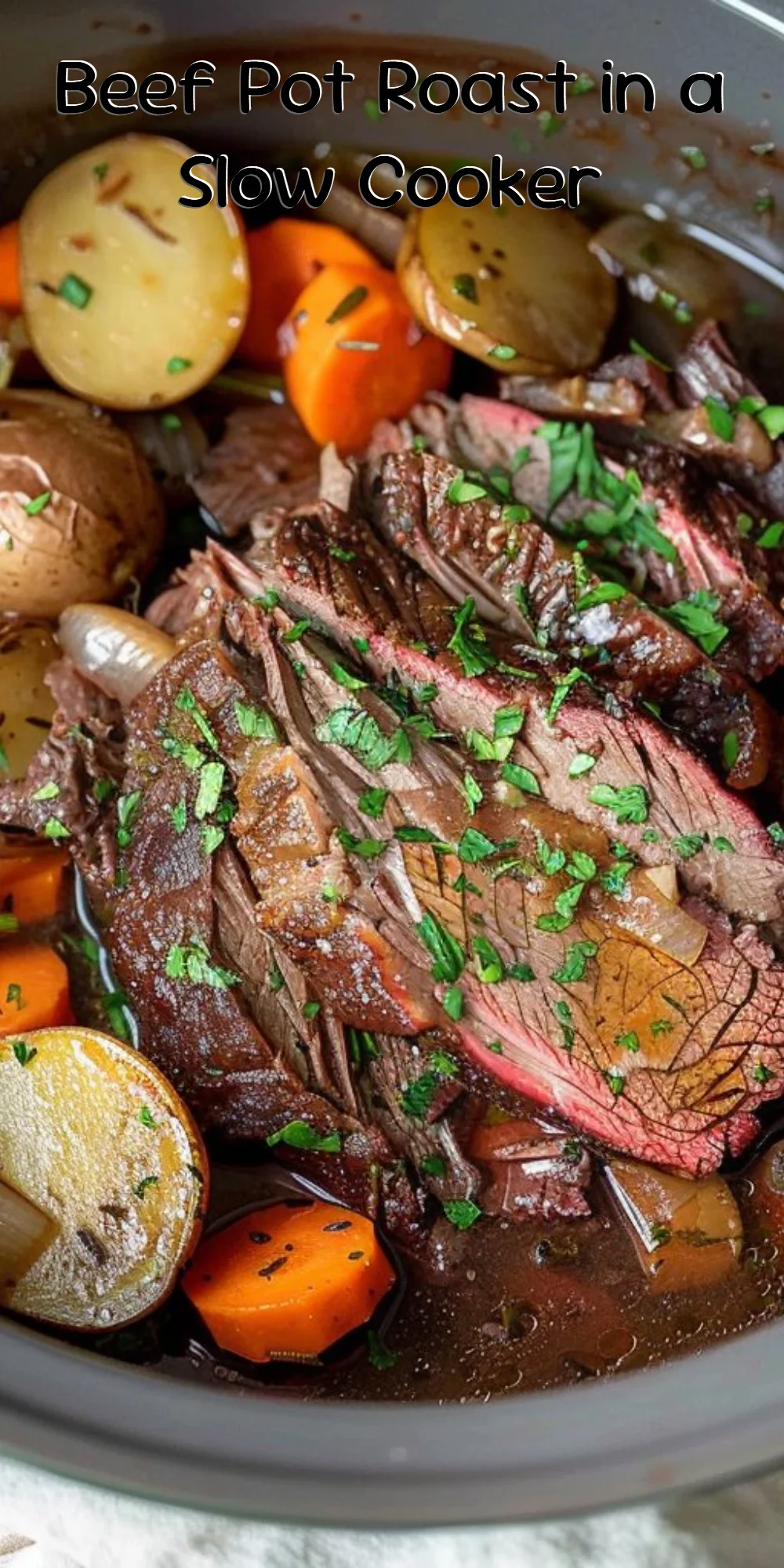 Beef Pot Roast in a Slow Cooker