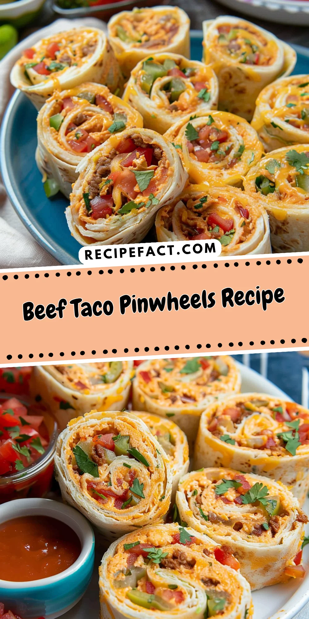 Beef Taco Pinwheels Recipe