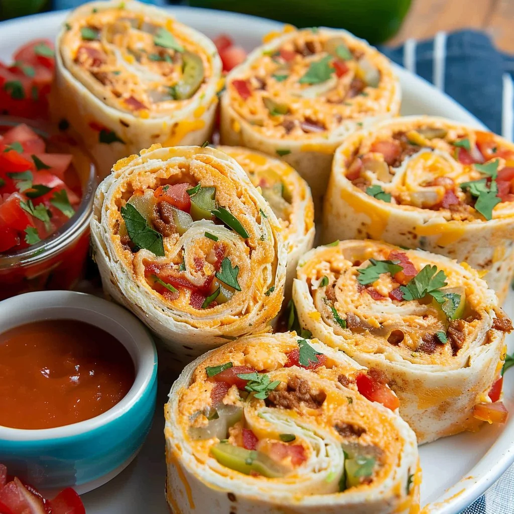 Beef Taco Pinwheels