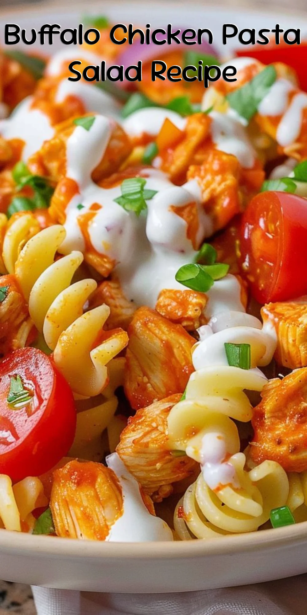 Buffalo Chicken Pasta Salad Recipe