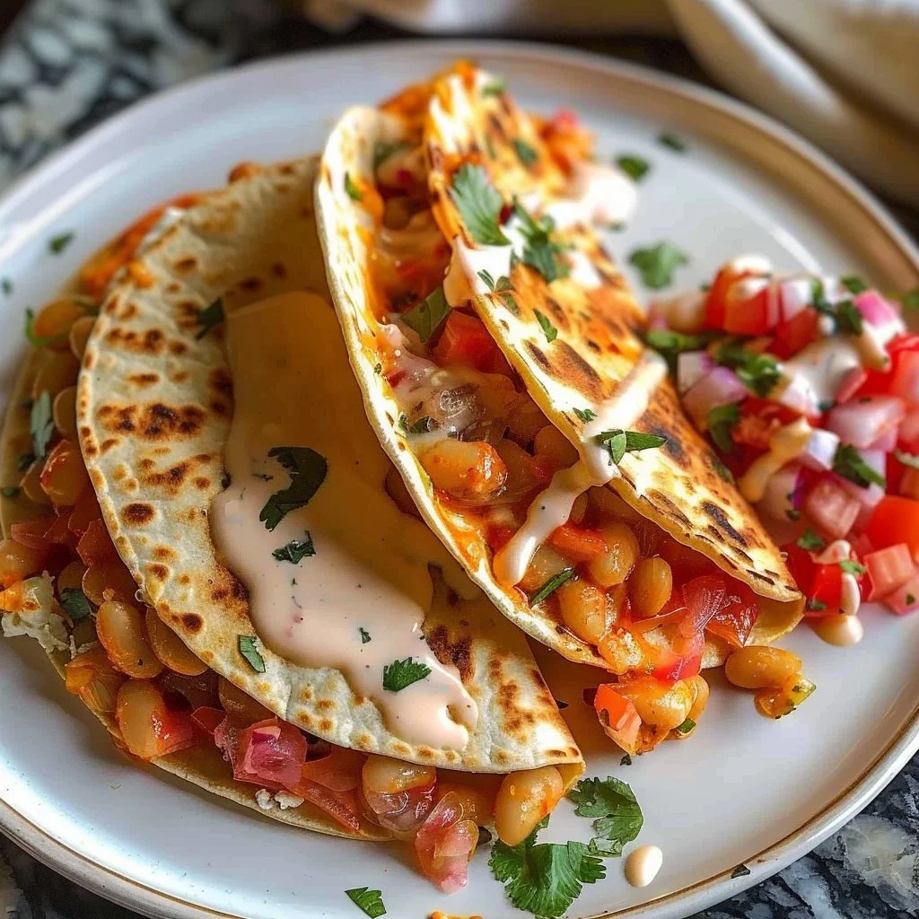 Buffalo White Bean Tacos