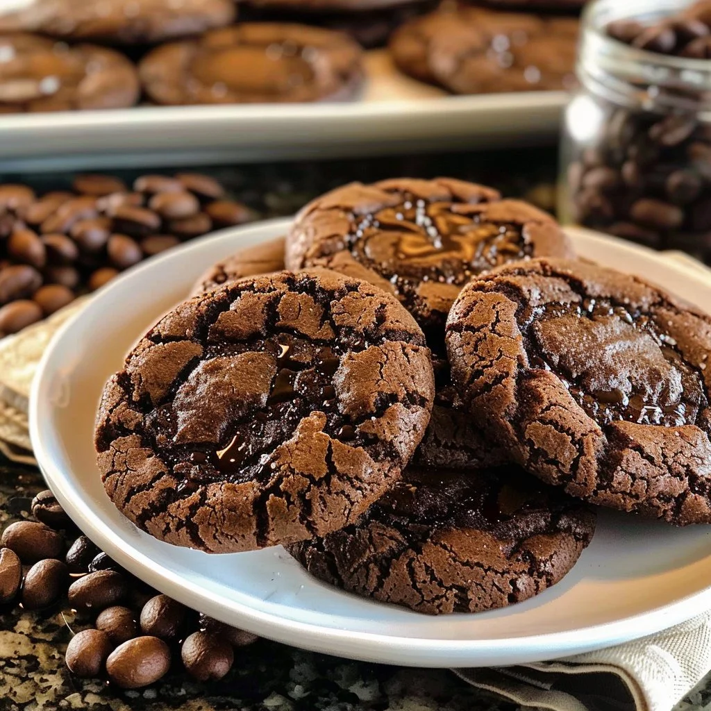Chewy Chocolate Espresso Cookies