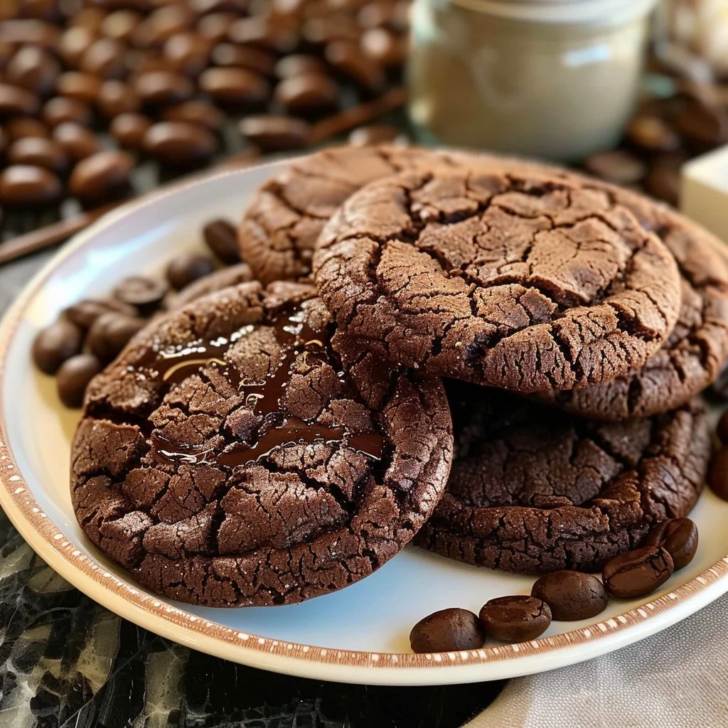Chewy Chocolate Espresso Cookies
