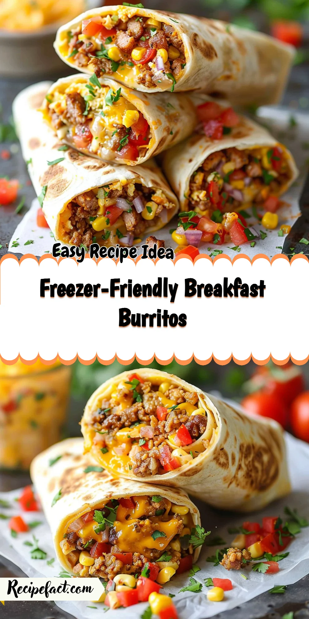 Freezer-Friendly Breakfast Burritos