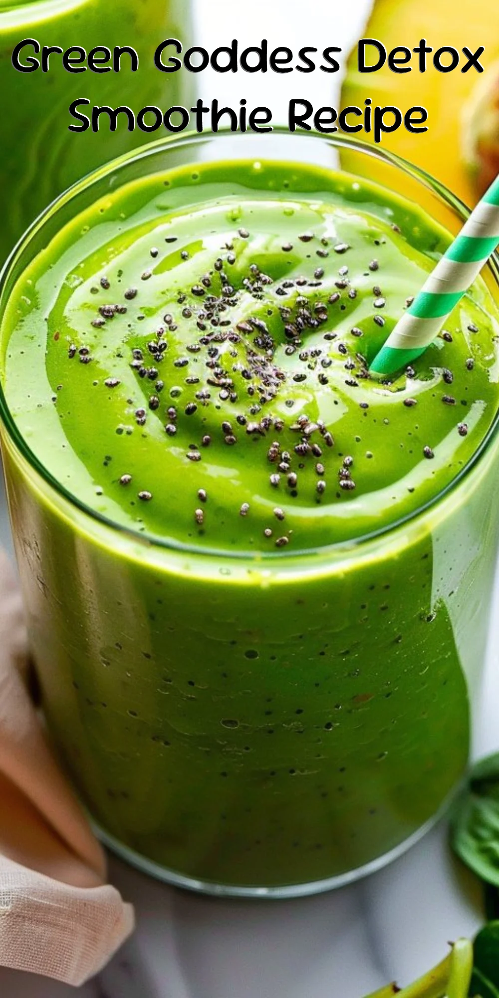 Green Goddess Detox Smoothie Recipe
