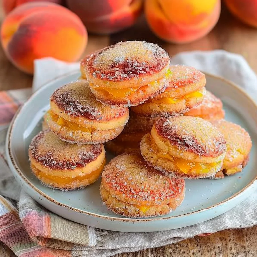 Italian Peach Summer Cookies